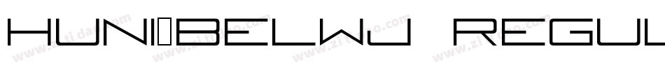 Huni_Belwj Regular字体转换